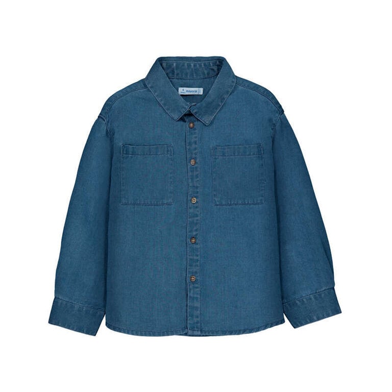 Mayoral Mayoral L/s denim shirt               - Medium