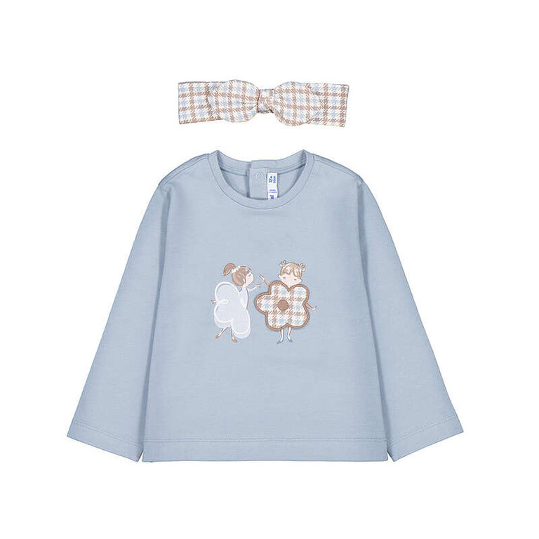 Mayoral Mayoral L/s t-shirt w/ headpiece      - hummingbir