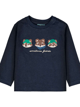 Mayoral Mayoral L/s t-shirt                   - Blue