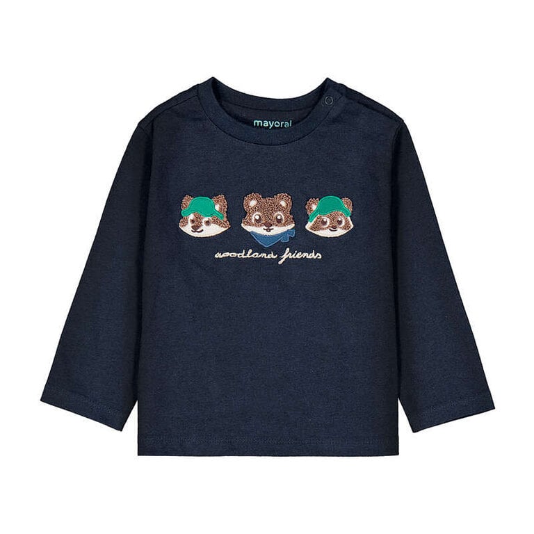Mayoral Mayoral L/s t-shirt                   - Blue
