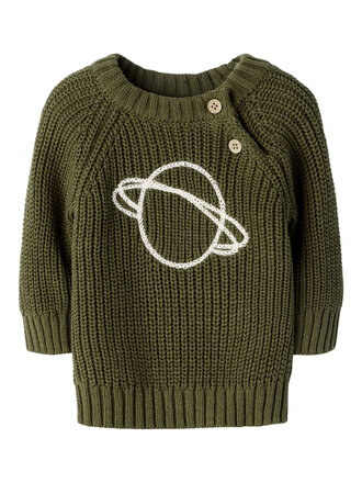Lil Atelier Lil Atelier Sweater Memlen - Winter moss