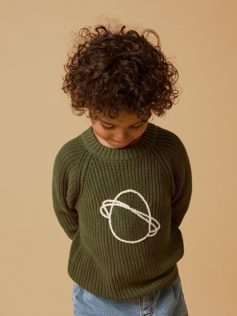 Name it Lil Atelier Sweater Memlen - Winter moss