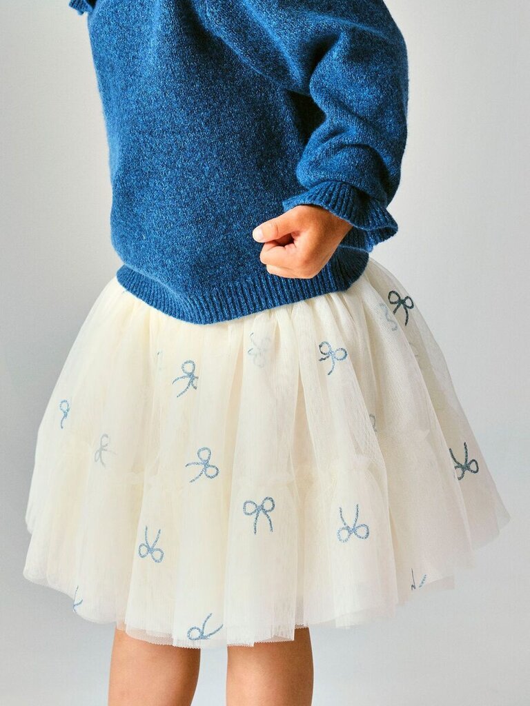 Name it Name it Skirt Kira Tulle - White/Vintage Indigo