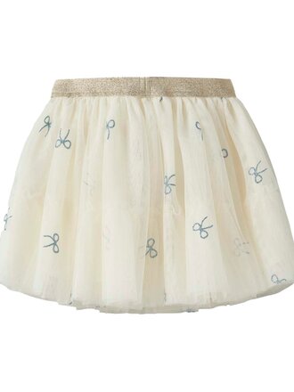 Name it Name it Skirt Kira Tulle - White/Vintage Indigo