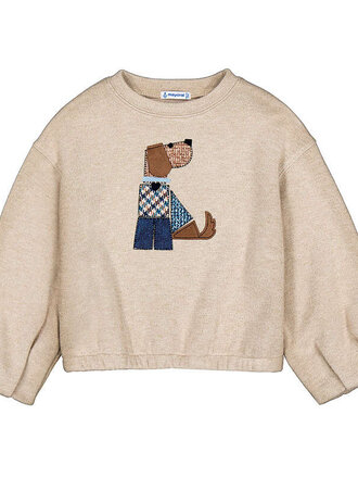 Mayoral Mayoral Metered knit pullover         - anacardo