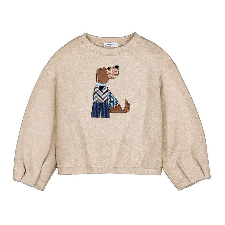 Mayoral Mayoral Metered knit pullover         - anacardo