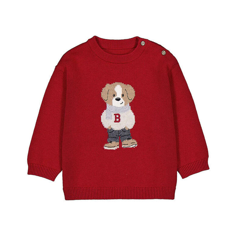 Mayoral Mayoral Character intarsia sweater    - Red
