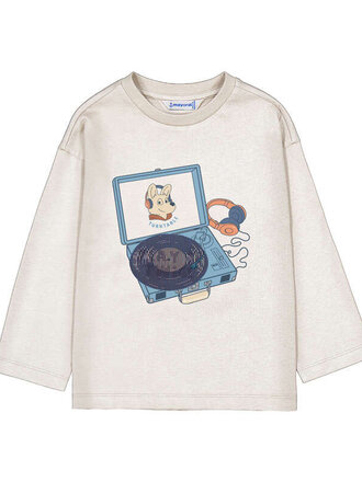 Mayoral Mayoral L/s t-shirt                   - Light khak