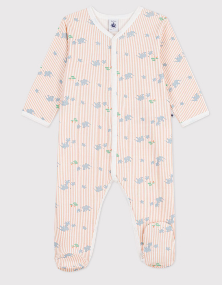 Petit Bateau Petit Bateau Pyjama - Olifant print