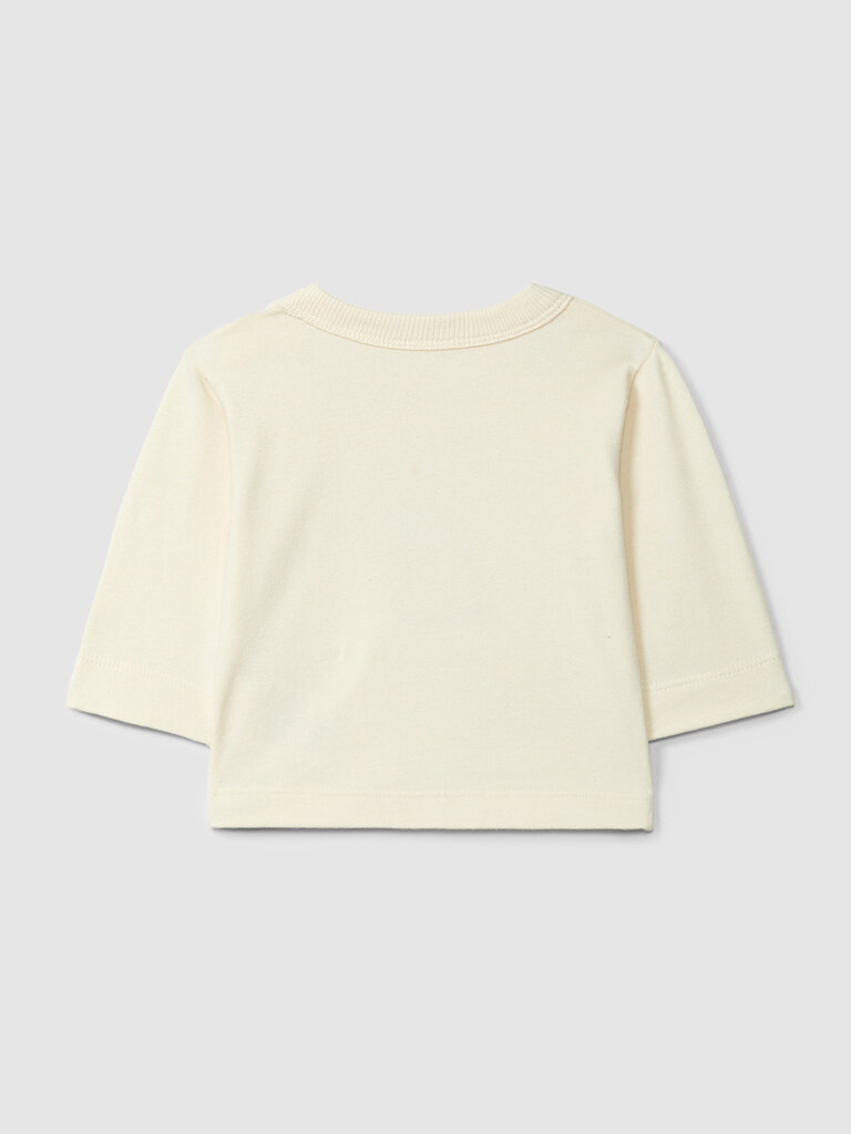 Snugg Snugg longsleeve printed appliqué - Beige