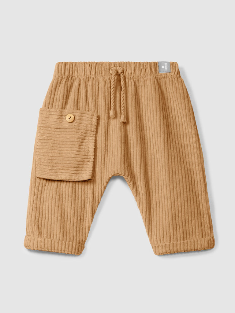 Snugg Snugg pants ribbed velvet - Almond