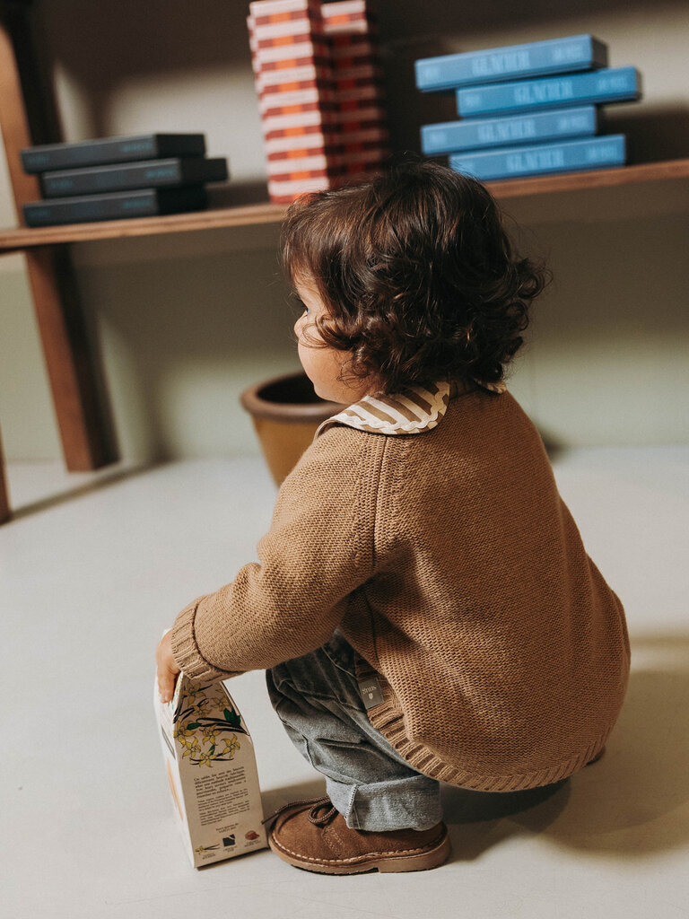 Snugg Snugg Cardigan round neck - Almond