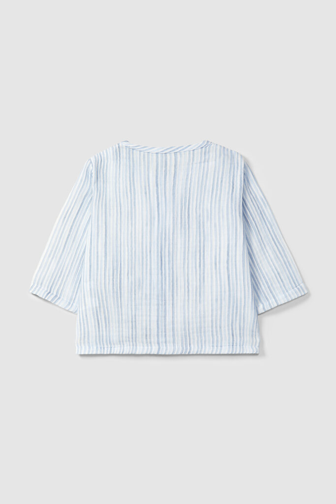Snugg Snugg shirt gauze - Blue azul