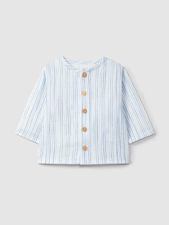 Snugg Snugg shirt gauze - Blue azul
