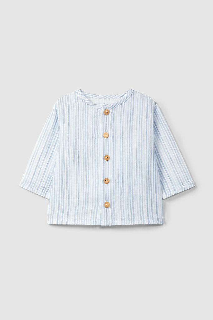 Snugg Snugg shirt gauze - Blue azul