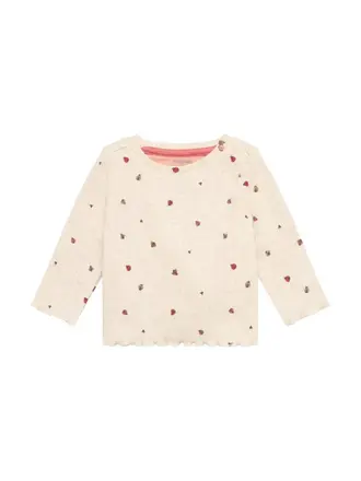 Noppies Noppies Tee LS AOP - Sand