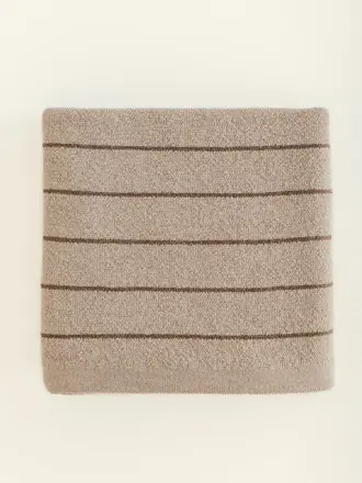Hvid Hvid Blanket Harry - Sand/mocha