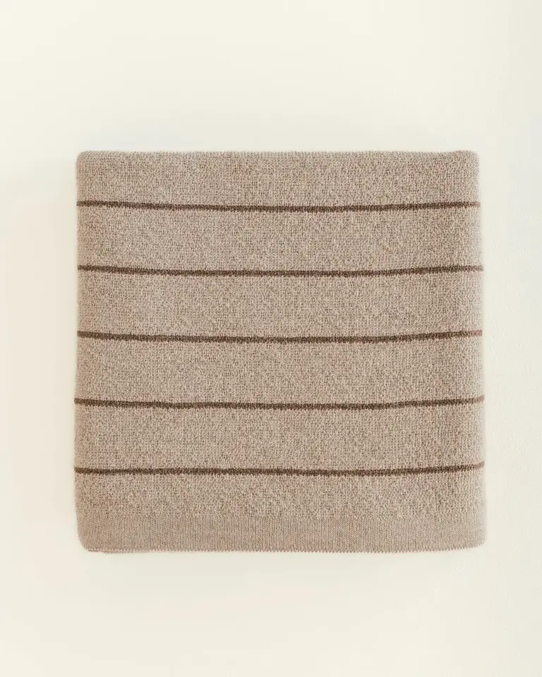 Hvid Hvid Blanket Harry - Sand/mocha