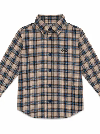 Natini Natini SHIRT SQUARE ARTHUR - BEIGE-BLUE