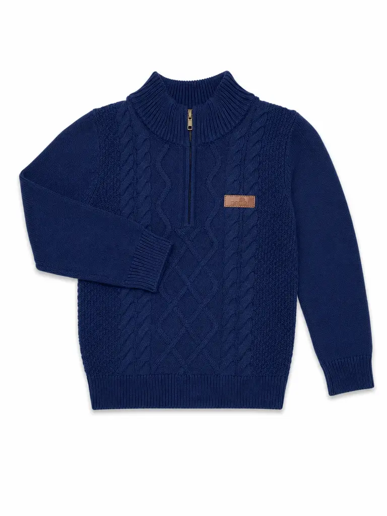 Natini Natini PULL ZIPPER THEO - DARK BLUE