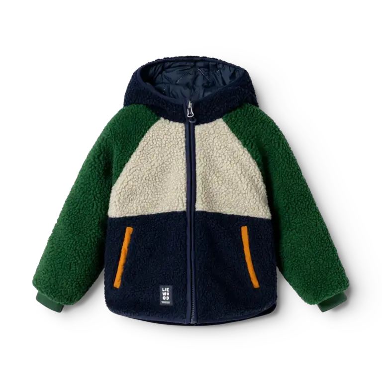 Liewood Liewood Jackson omkeerbare jas - Garden Green