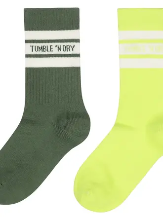 Tumble'n Dry Tumble'n Dry TND Tumble Sockes colour 2-pack - lime punch