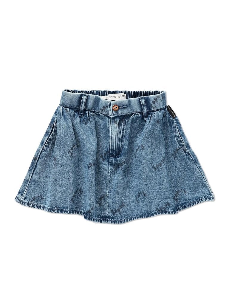 Sproet & Sprout Sproet & Sprout Blue denim skirt  - Blue denim