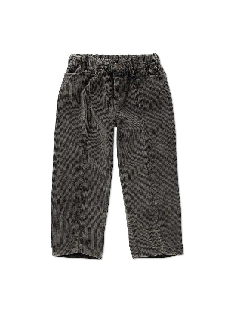 Sproet & Sprout Sproet & Sprout Corduroy pants black washed  - Blacked washed