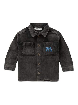 Sproet & Sprout Sproet & Sprout Corduroy shirt jacket  - Washed black
