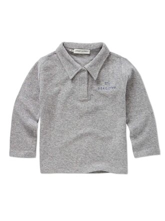 Sproet & Sprout Sproet & Sprout Polo shirt grey melee - Grey melee