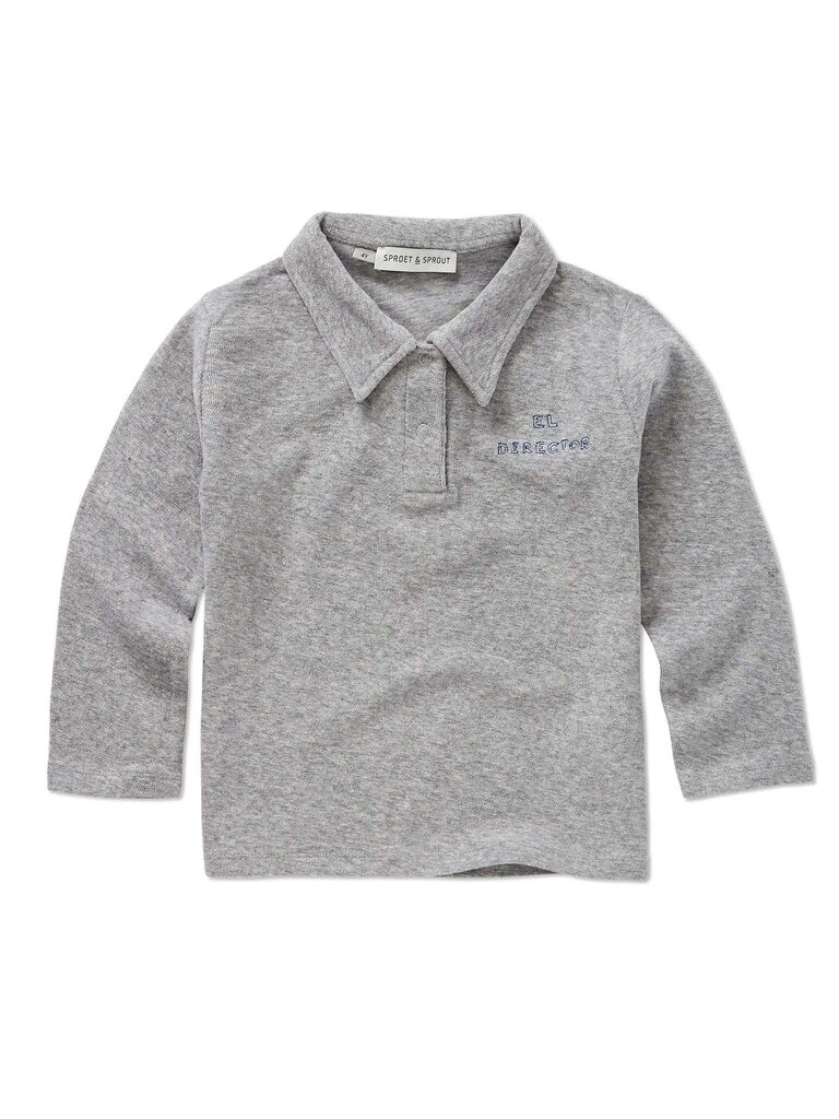 Sproet & Sprout Sproet & Sprout Polo shirt grey melee - Grey melee