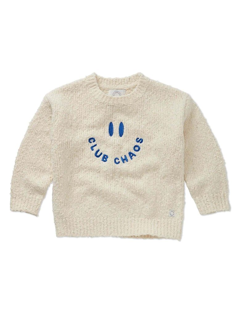 Sproet & Sprout Sproet & Sprout Sweater boucle Club Chaos  - Ivory melee