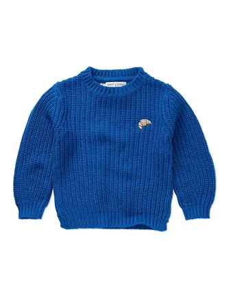Sproet & Sprout Sproet & Sprout Sweater cable knit blue - Blueprint