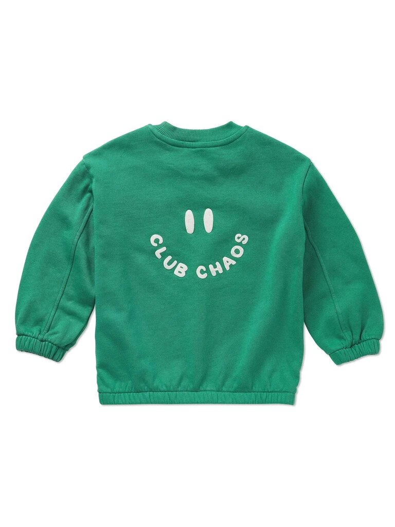 Sproet & Sprout Sproet & Sprout Sweatshirt Club Chaos green  - Deep green