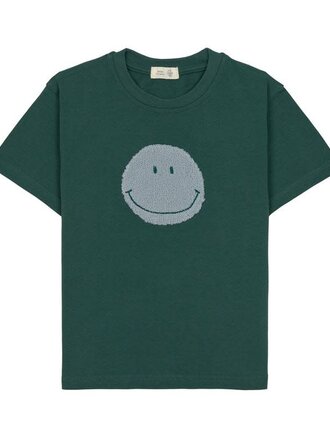 Lassig Lassig Kids T-shirt Jersey GOTS - Smile Dark green