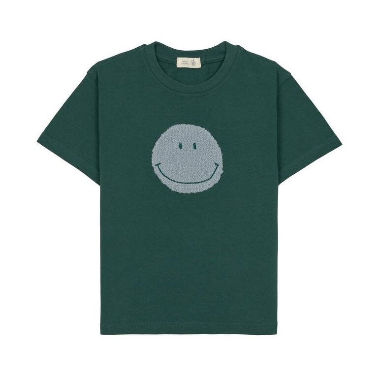 Lassig Lassig Kids T-shirt Jersey GOTS - Smile Dark green