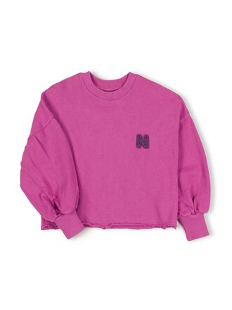 Nixnut Nixnut Split Sweater - Plum