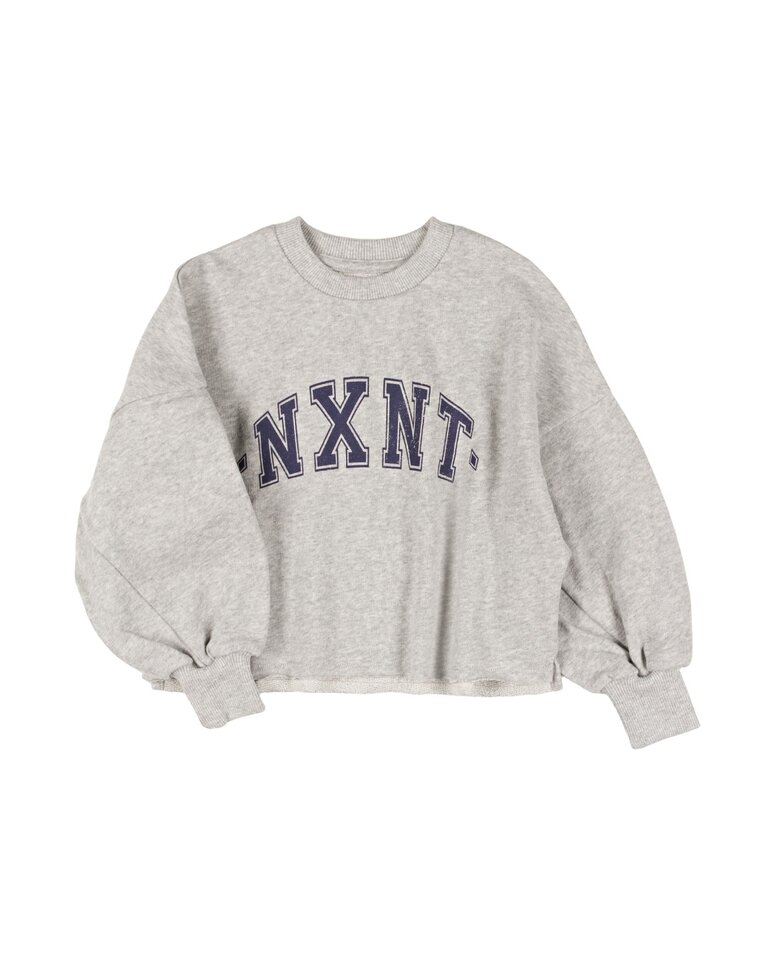 Nixnut Nixnut Split Sweater - grey