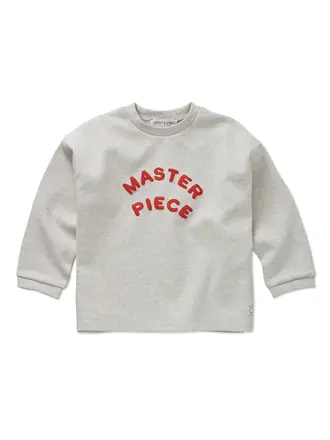 Sproet & Sprout Sproet & Sprout Sweatshirt boxy ls Master piece - Light grey melee