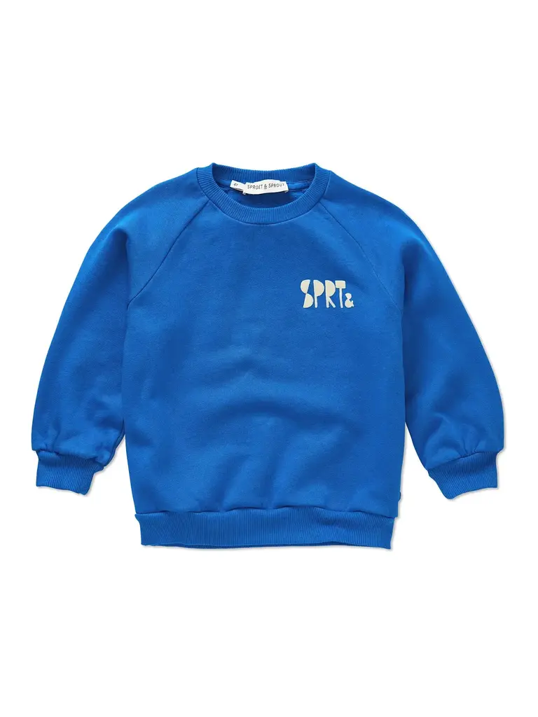 Sproet & Sprout Sproet & Sprout Sweatshirt logo blue  - Blueprint