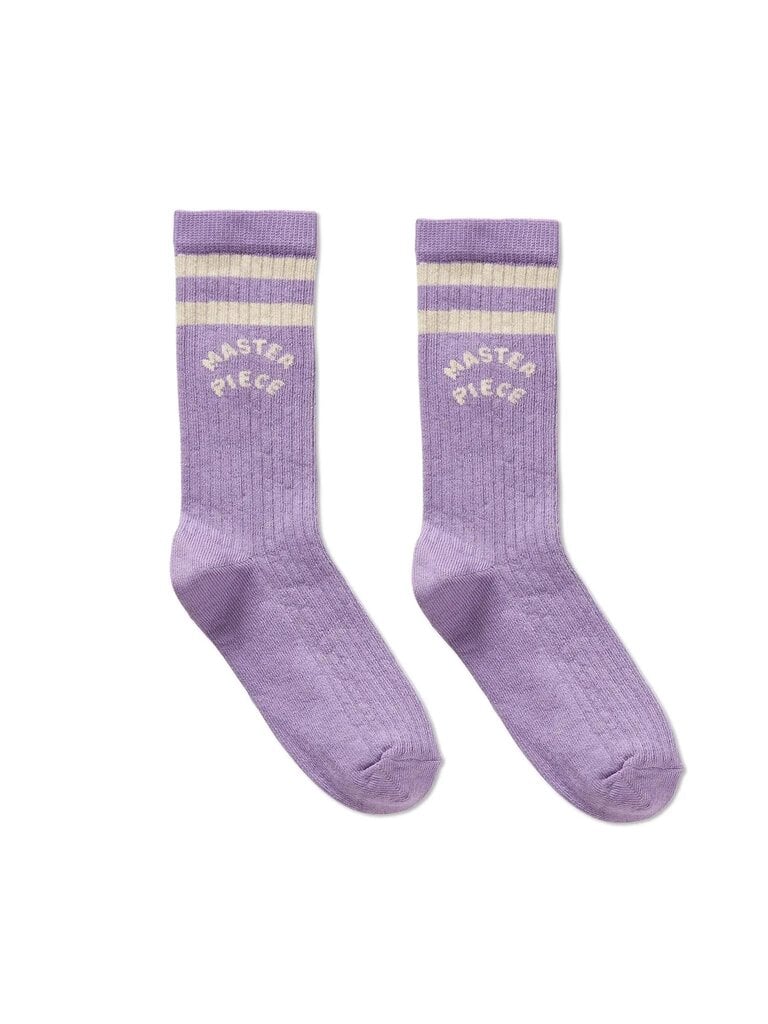 Sproet & Sprout Sproet & Sprout Socks master piece purple - Crayon cloud