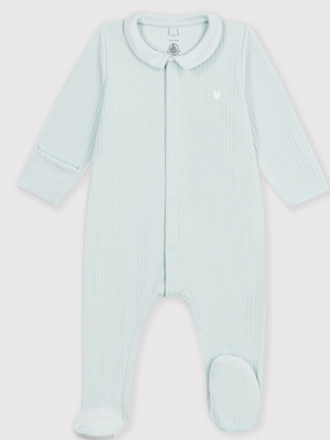 Petit Bateau Petit Bateau Pyjama Velours - Spray