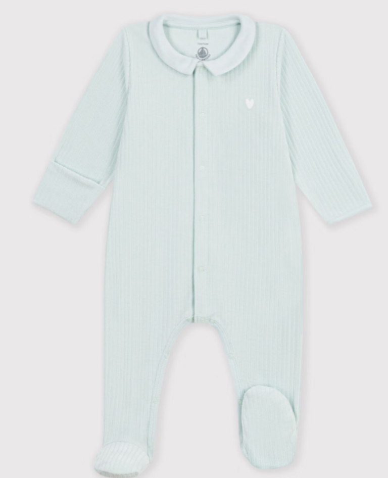 Petit Bateau Petit Bateau Pyjama Velours - Spray