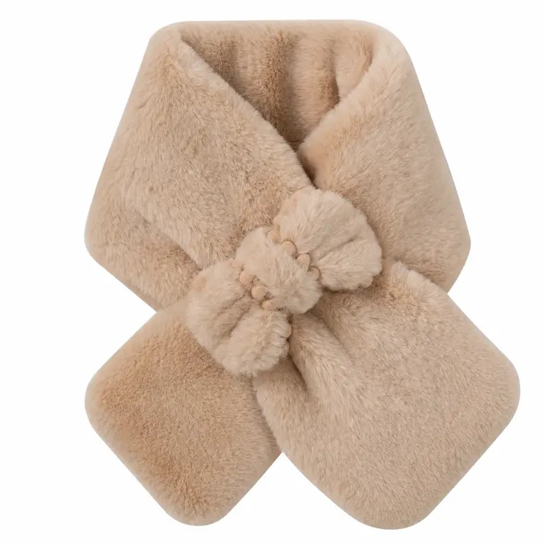 Natini Natini SCARF FUR DOTTY - BEIGE