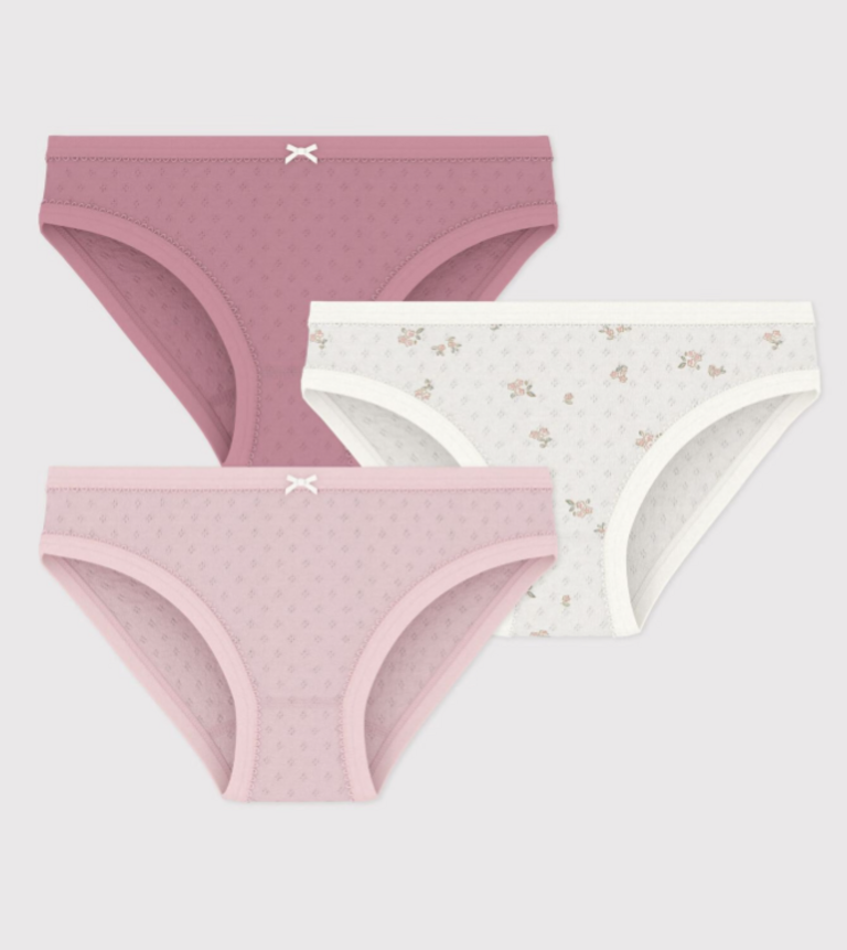 Petit Bateau Petit Bateau 3 Onderbroek - Bloemetjes