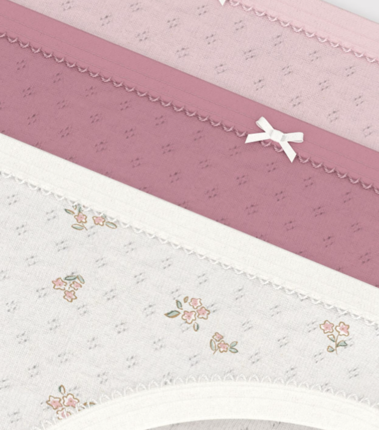 Petit Bateau Petit Bateau 3 Onderbroek - Bloemetjes