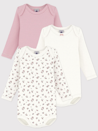 Petit Bateau Petit Bateau 3 Body's - Bosbessen