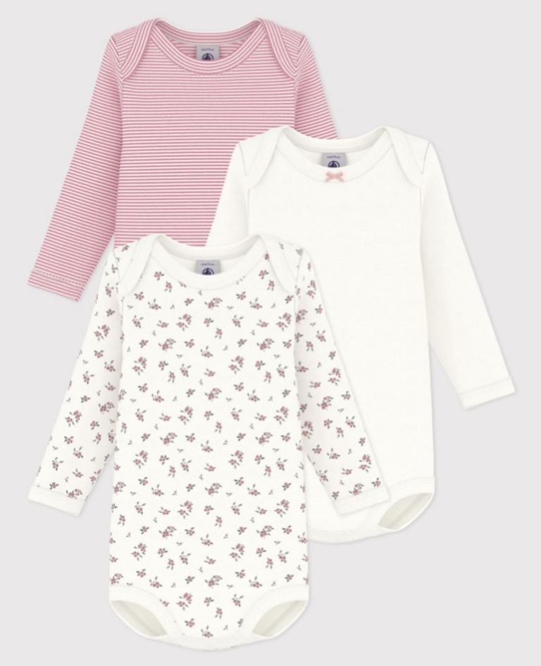 Petit Bateau Petit Bateau 3 Body's - Bosbessen