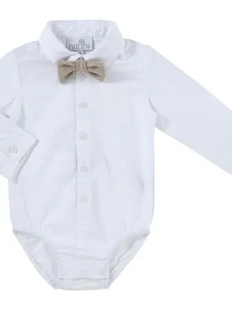 Natini Natini BODYSHIRT CAS BOW - OFFWHITE