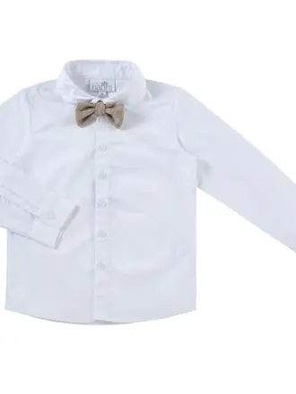 Natini Natini SHIRT CAS BOW - OFFWHITE